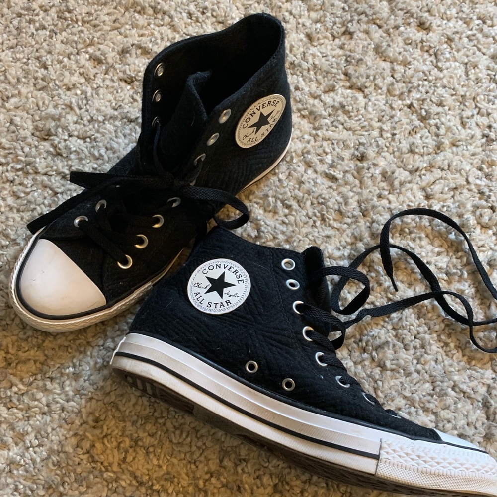 Converse All-Star High Tops Size 9 WORN ONCE